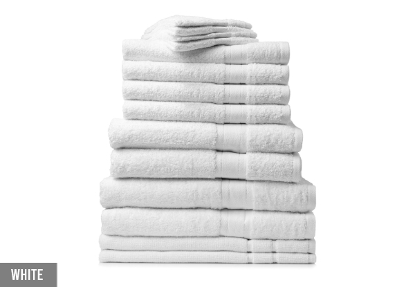 14-Piece Royal Comfort Mirage Towel Set - Five Colours Available