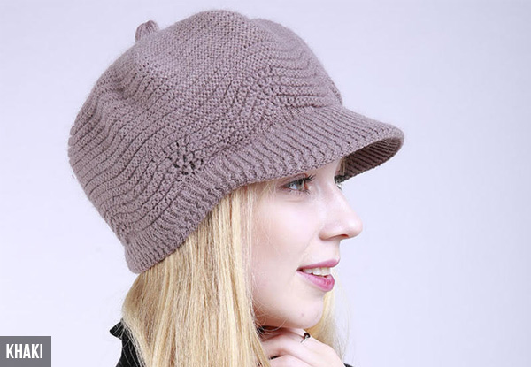 Stylish Autumn Knitted Hat - Nine Colours Available