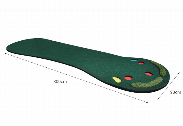 Centra 3M Portable Golf Mat Incl. Golf Ball & Putter