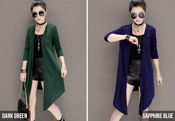 Waterfall Cardigan - 12 Colours Available