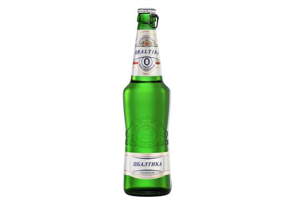 20-Pack Baltika 0 Non-Alcoholic Lager Bottle