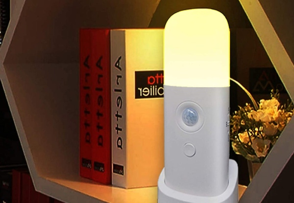 Indoor Motion Sensor LED Night Light - Two Colours Available