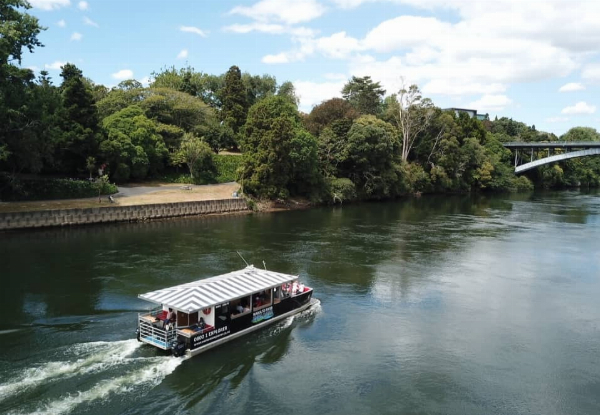 Waikato River Explorer City Café Cruise Family Pass for Two Adults & up to Four Children