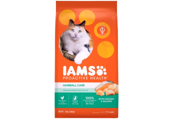Donate to Pet Refuge - 3.18kg Bag of IAMS Cat Proactive Health Food - Hairball Care
