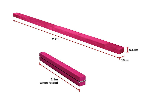 2.2m Gymnastics Folding Balance Beam