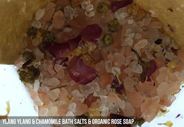 Luxury Natural Bath Salts & Organic Soap Pack - Two Options Available