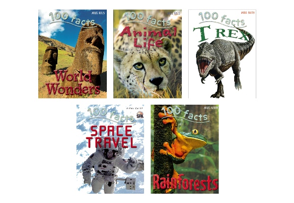 Miles Kelly 100 Facts Five-Book Set