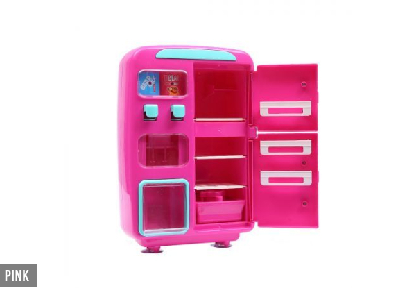 Kids Refrigerator Vending Machine Play Set - Two Colours Available
