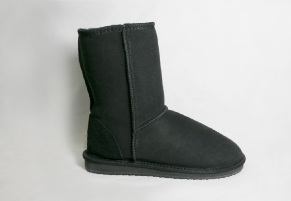 NZ Made Napier Short Boots Black - Nine Sizes Available