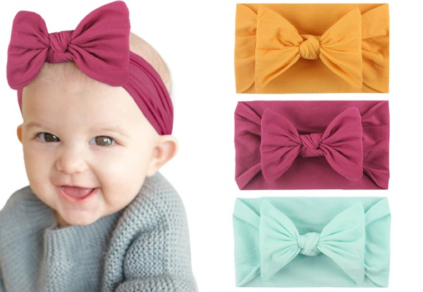 Three-Pack Baby Girl Headbands