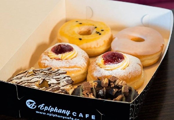 Box of Six Hand-Crafted Signature Glazed & Flavoured Doughnuts - Option for Box of Nine or Twelve