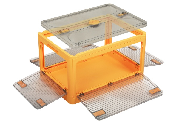 Stackable Container Storage Box with Wheels and Lid - Available in Two Colours & Three Sizes