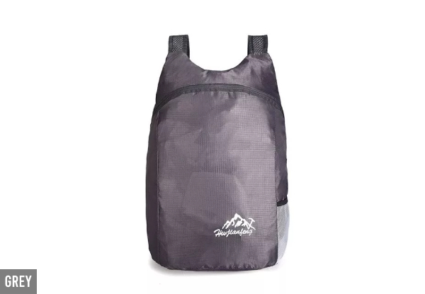 20L Lightweight Foldable Backpack - Available in Eight Colours