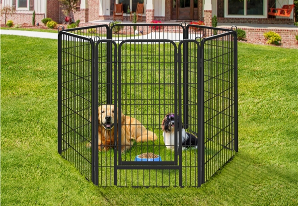 120cm Heavy Duty 18-Panel Dog Playpen