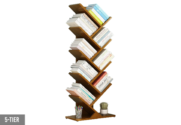 Tree-Shaped Bamboo Bookshelf - Three Options Available