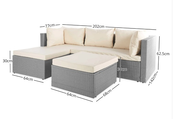 Three-Piece Mulford Outdoor Sofa Set