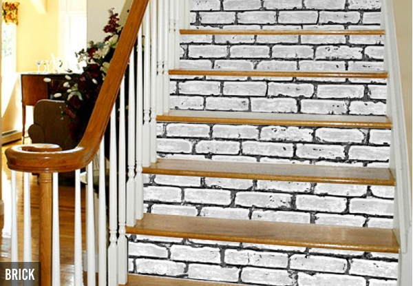 Staircase Vinyl Decals - Six Designs Available with Free Delivery