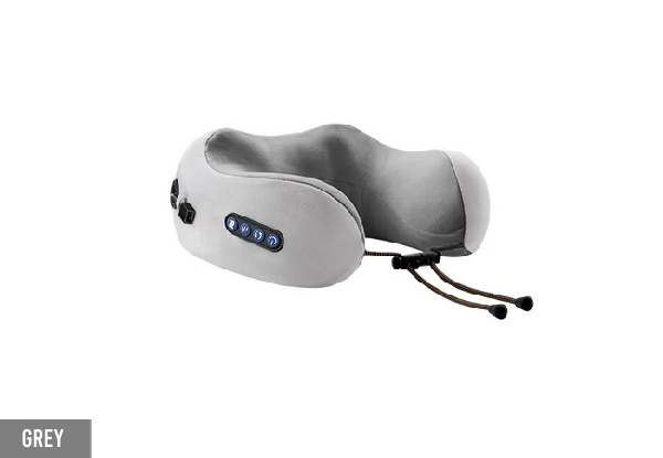 Rechargeable U-Shaped Neck Massager Pillow - Two Colours Available