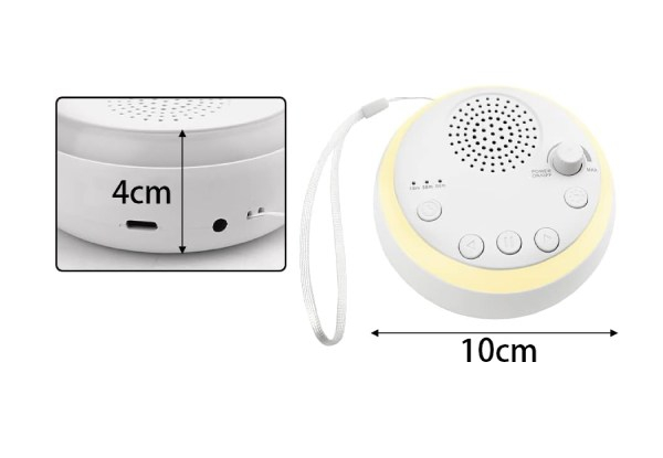 White Noise Machine with 16 Soothing Sounds