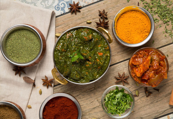 $50 Indian Dinner Dining Voucher – Valid Sunday - Thursday in Five Locations