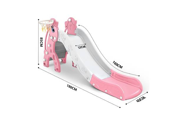 Three-in-One Kids Slide Climber Set Toy