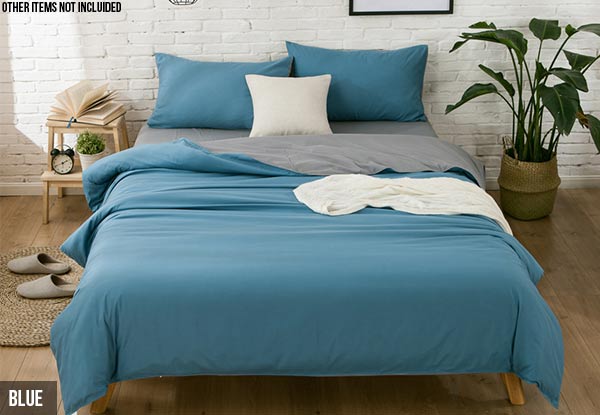 Four-Piece Super Soft Queen Duvet & Sheet Set - Four Colours Available