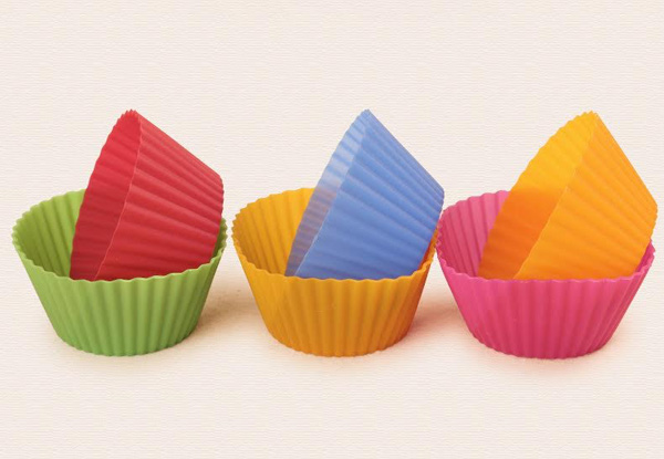24 Silicone Cupcake Moulds