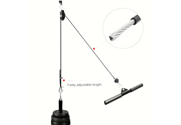 Home Workout Cable Pulley System Set