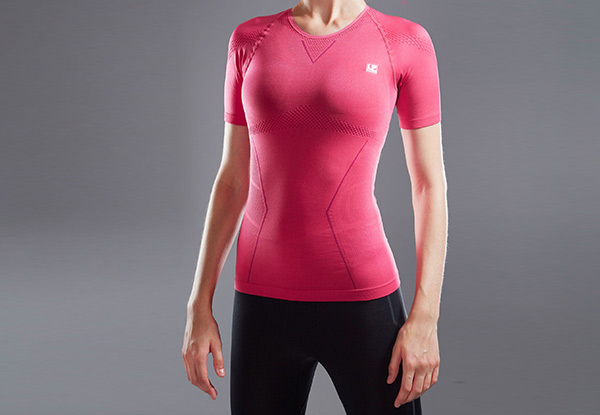 Air Women's Short Sleeve Compression Top -  Four Sizes & Three Colours Available with Free Nationwide Delivery