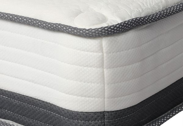 DreamZ 21cm Pocket Spring Single Mattress Foam Bed Top