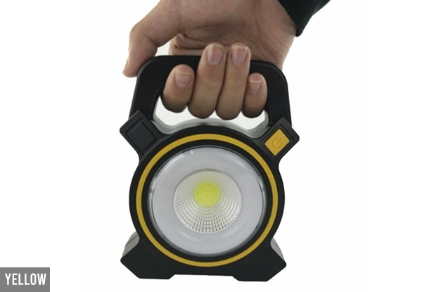 Solar Portable Rechargeable Outdoor Garden Work Spot Lamp - Option for Two & Two Colours Available