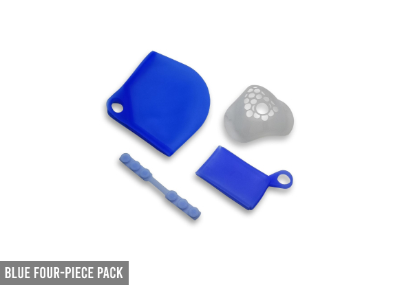 Three-Piece Reusable Face Mask Accessory Pack - Four Colours Available & Option for Four-Piece Pack