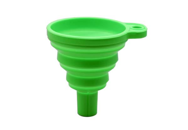 Set of Four Silicone Collapsible Funnels - Seven Colours Available