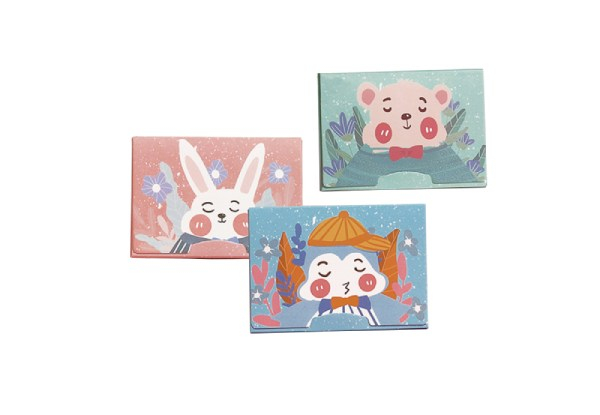Four-Pack Face Blotting Paper - Four Colours & Option for Six-Pack Available