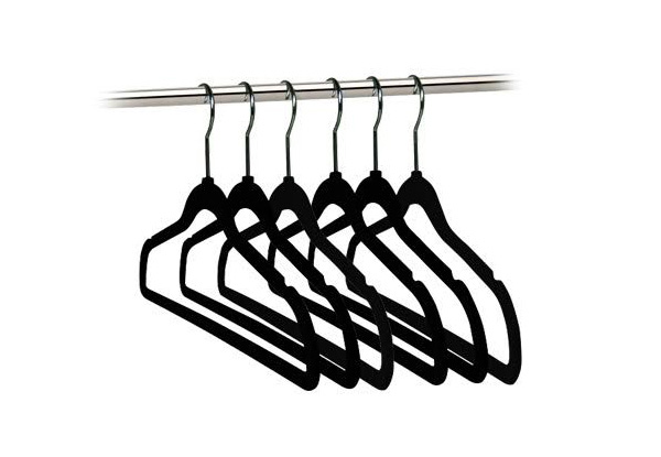 25-Pack of Velvet Coat Hangers
