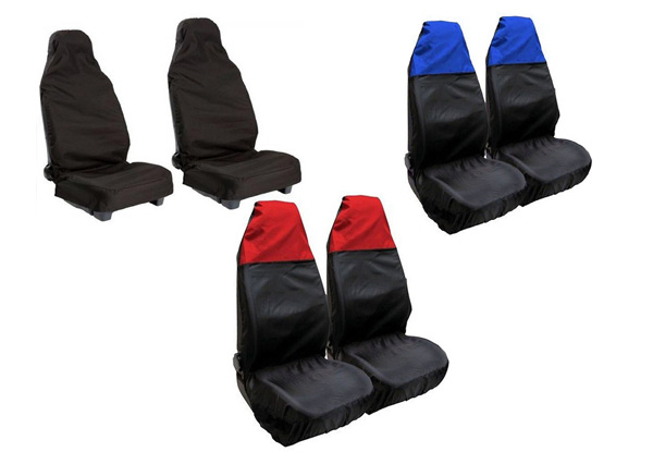 Pair of Car Seat Covers - Three Colours Available with Free Delivery