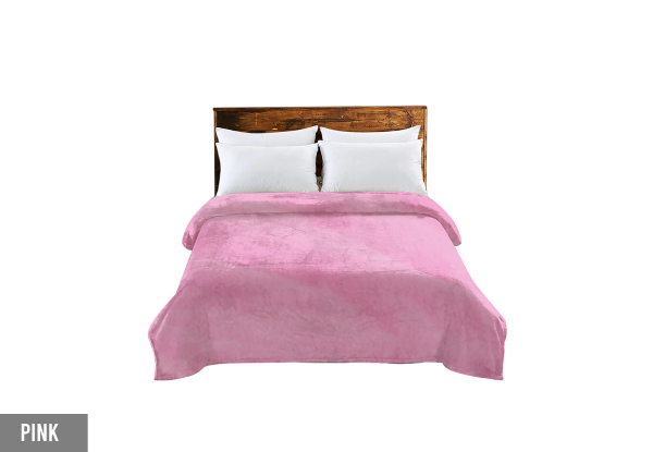 DreamZ 320GSM Ultra Soft Blanket - Available in Five Colours & Two Sizes