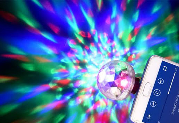 LED Disco Phone Light