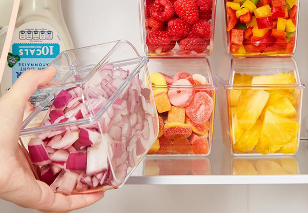 Ice Chilled Condiment Caddy with Five Containers