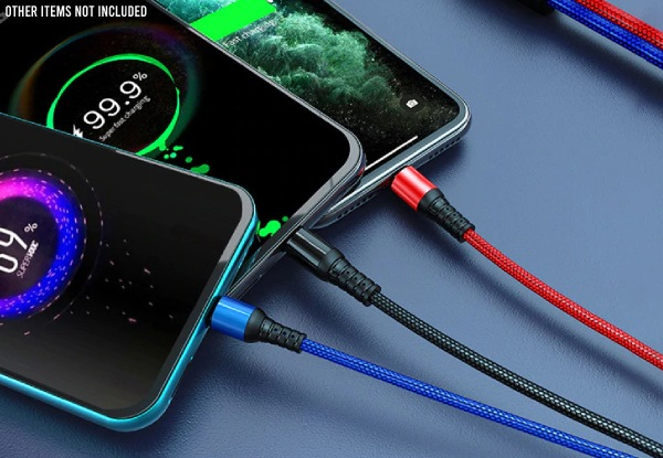 Three-in-One Multi-Charging Cable