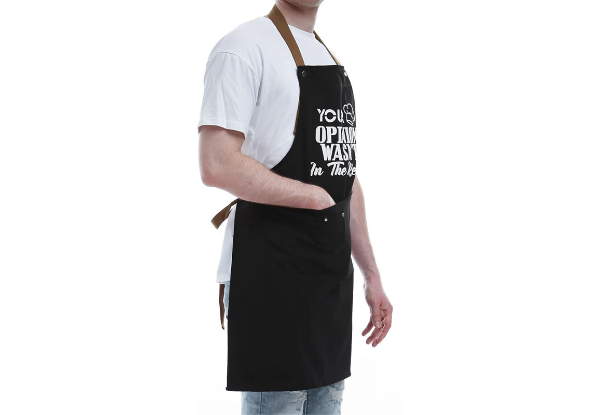 Funny Kitchen Apron for Men - Available in Five Styles & Option for Two-Pack