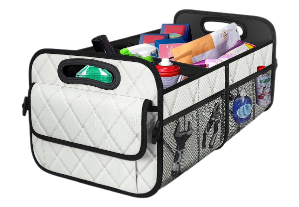 Car Trunk Organiser Storage with Six Pockets - Available in Three Colours