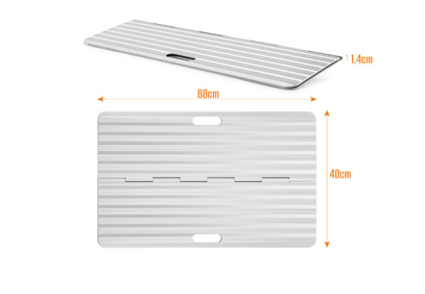 Folding Threshold Ramp for Wheelchair