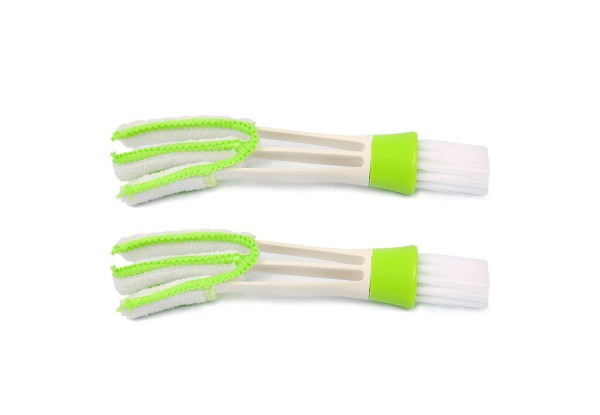 Two-Pack 2-in-1 Car Cleaning Brush