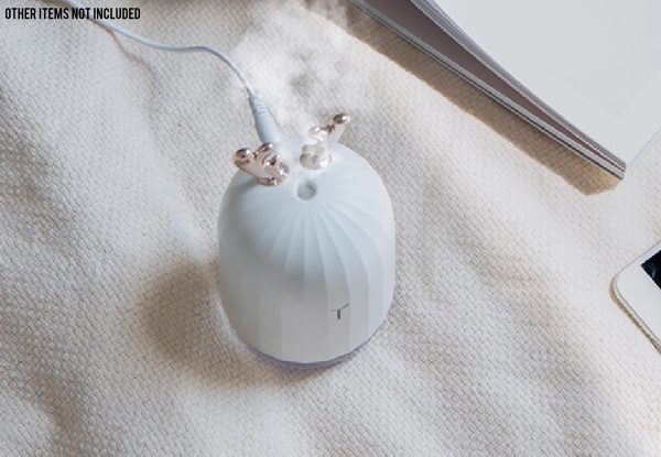 Ultrasonic Cool Mist Humidifier - Two Colours Available & Option for Two-Pack with Free Delivery