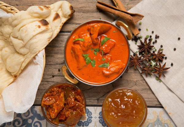 $25 for a $50 Indian Dining Voucher – Valid Seven Days in Five Locations  (value up to $50)