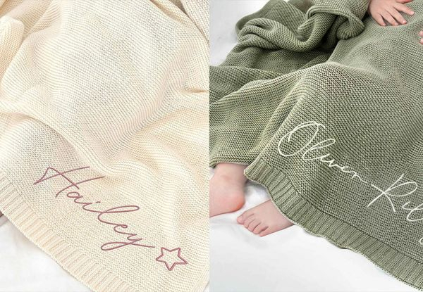 Personalised Embroidery Nap Blankets