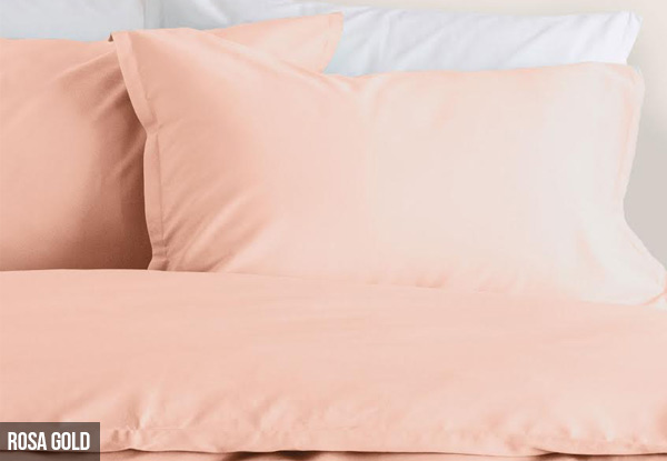 Canningvale Bamboo/Cotton Duvet Cover Set - Five Colours Available with Free Delivery