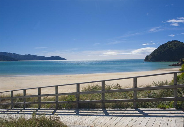 From $299 for Two Luxury Nights in the Abel Tasman for Two People incl. Daily Breakfast - Room Upgrade & Family Options Available (value up to $692)
