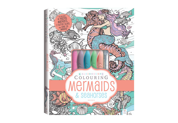Kaleidoscope Colouring Kit - Mermaids & Seahorses with Free Delivery